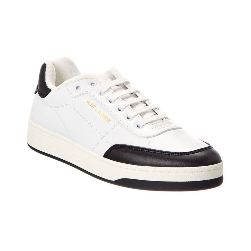 Saint Laurent Sl/61 Leather Sneaker, White